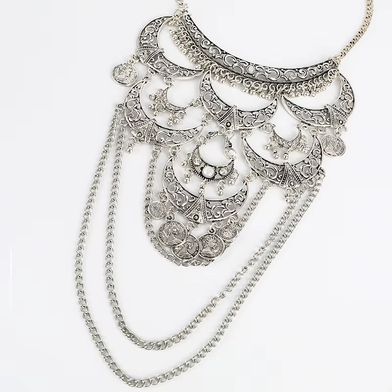 Collares Boho Maxi Collier ras du cou Femme