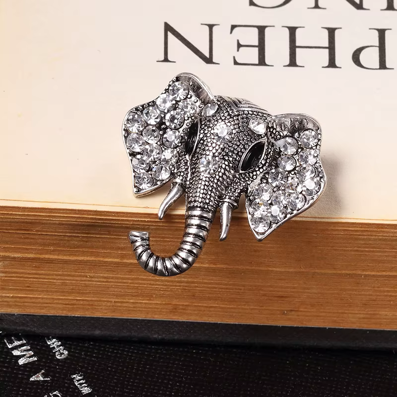 ZRM – broche éléphant rétro