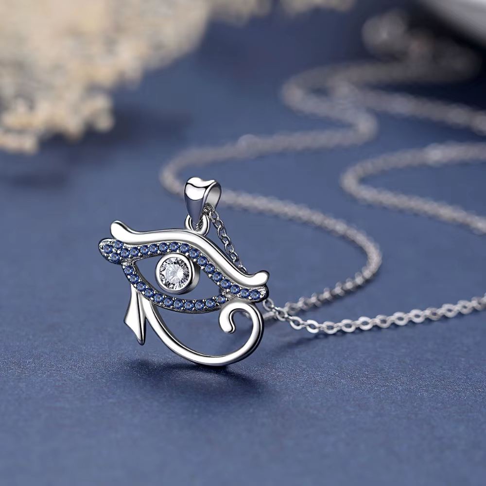 EUDORA – collier pendentif œil d'horus en argent Sterling 925