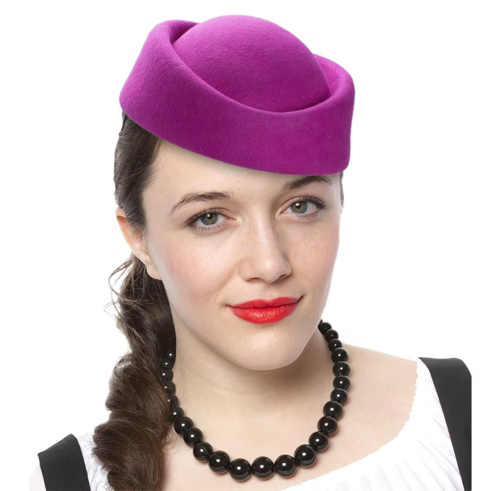 Béret en feutre de laine pour femme