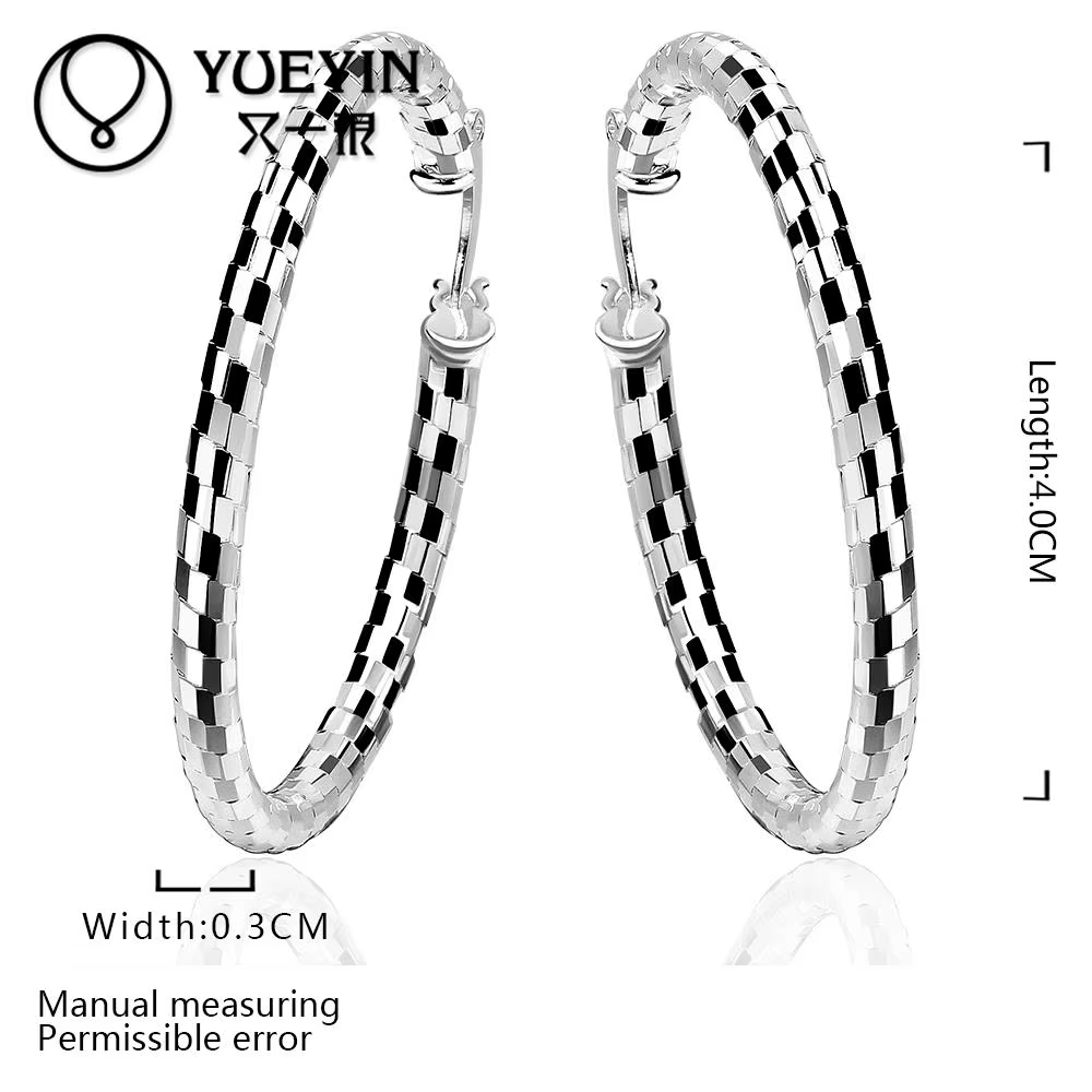 Accessoires nouveau Design couleur argent bijoux boucles d'oreilles femme mode Brincos crochet d'oreille ornements