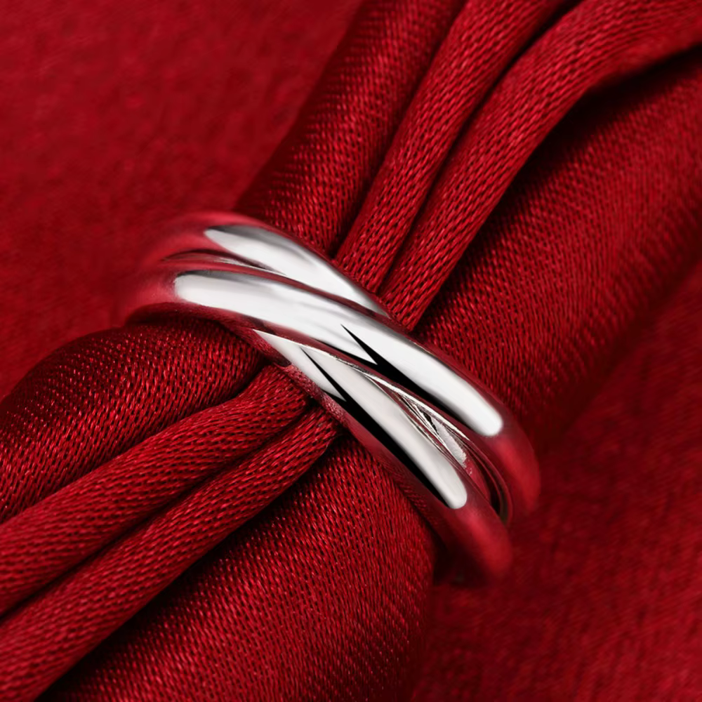 Bagues couleur argent pour femmes