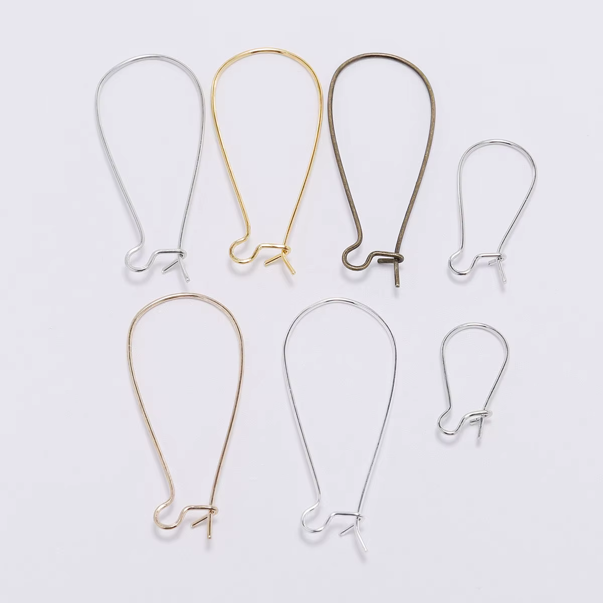 50 pcs/lot or Bronze français levier boucle d'oreille crochets oreille fils boucles d'oreilles résultats pour la fabrication de bijoux bricolage accessoires fournitures