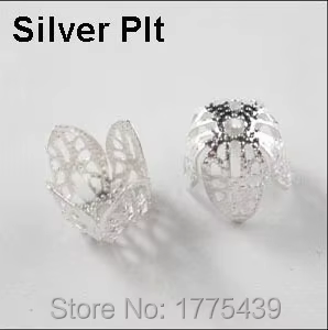Trouver des bijoux 11MM filigrane perle embout cône or argent Bronze nickelé (60 pièces = 1Lot!)