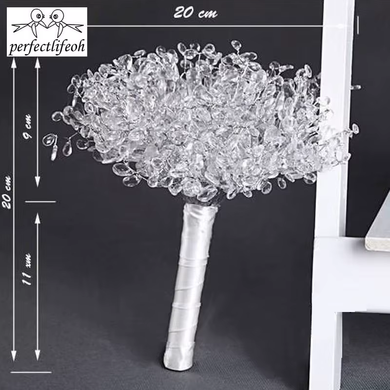 Bouquet de mariage boutique en cristal brautstrauss hochzeit