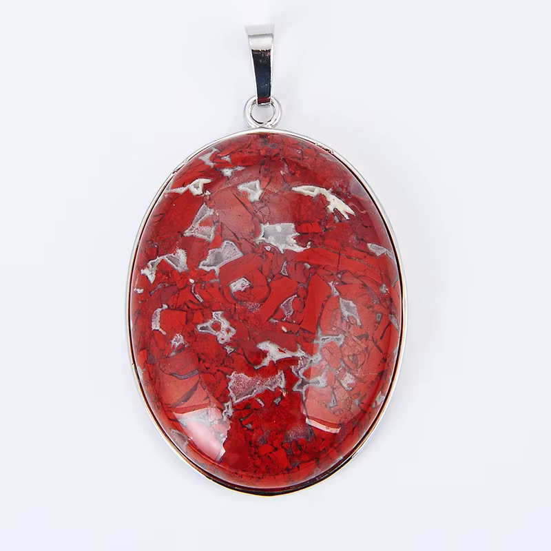 Pendentif naren pierre de quartz rose