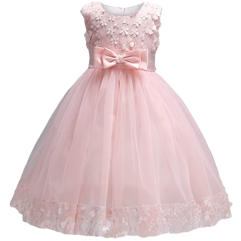 Robe de Soirée en Dentelle pour Fille