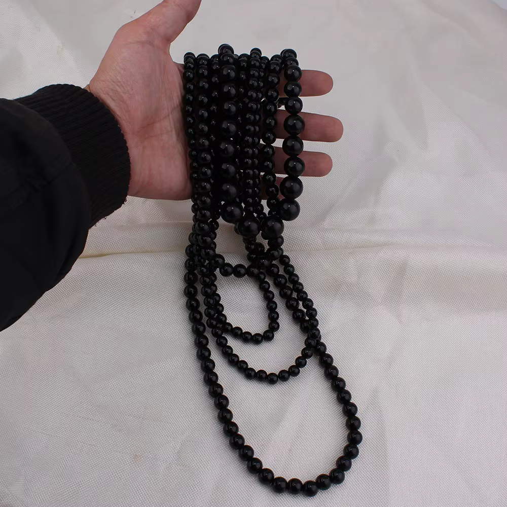 GRACE JUN-Collier de déclaration de perles simulées pour femme