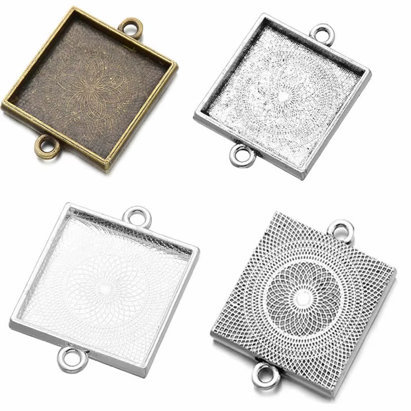 Onebeading-Cabochons carrés 25x25mm