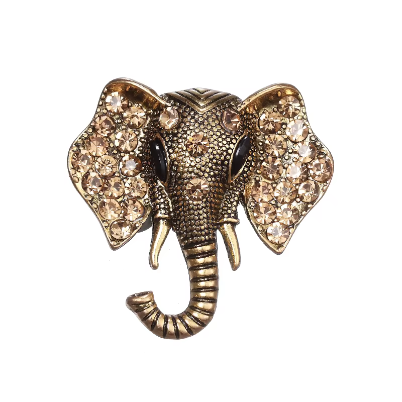 ZRM – broche éléphant rétro