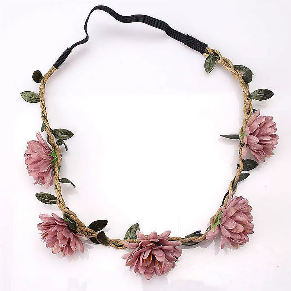 Bandeau de sauna à fleurs de mariage pour femmes et filles