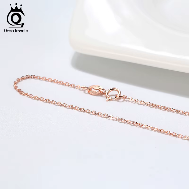 ORSA JEWELS – chaîne de cou italienne en argent Sterling 925