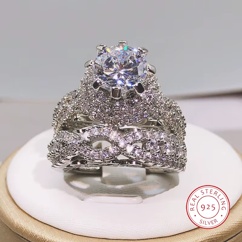 Milangirl – bague ronde en argent 925