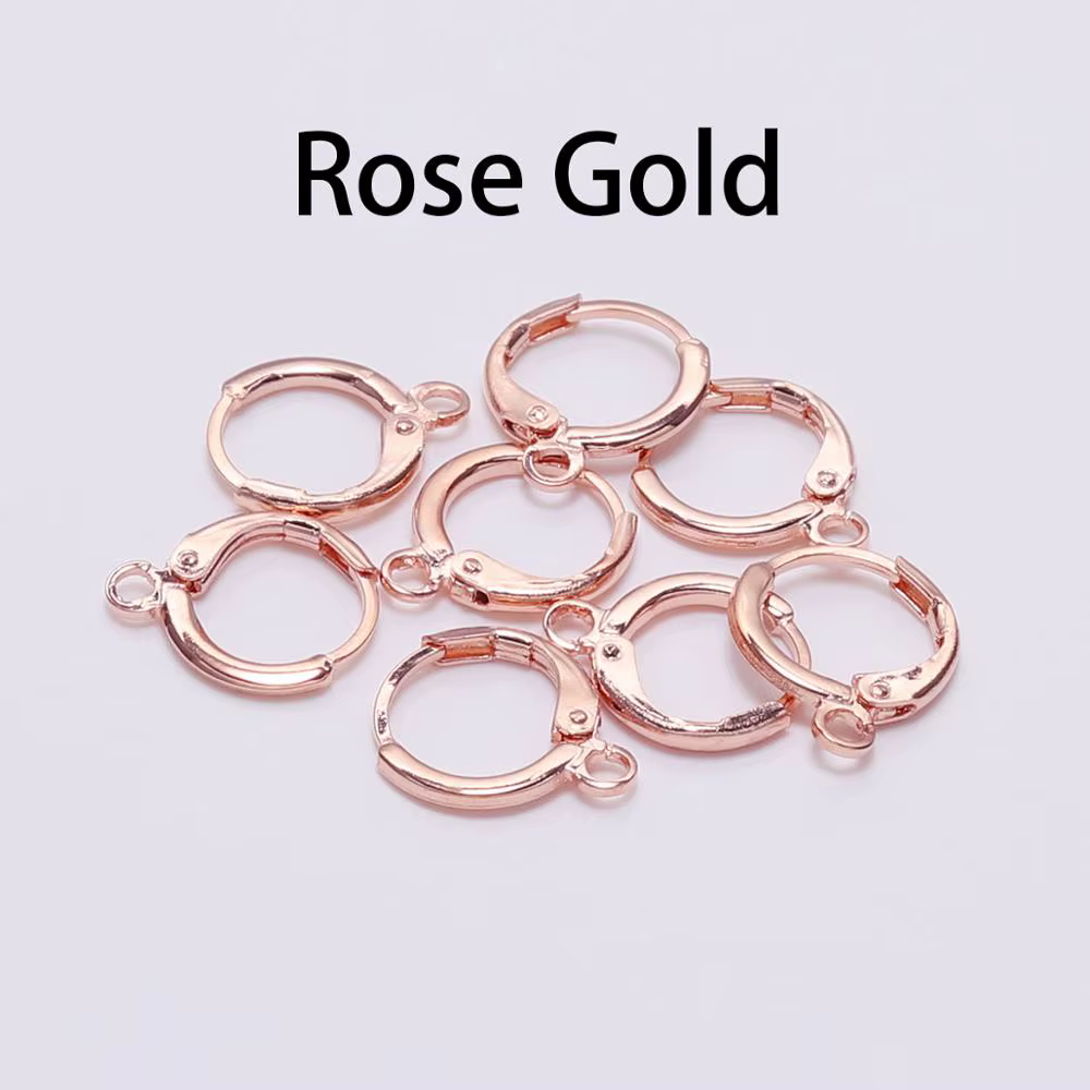 20 pièces/lot 14x12mm or France levier boucle d'oreille crochets paramètres de fil boucles d'oreilles de Base cerceaux pour la fabrication de bijoux trouver des fournitures
