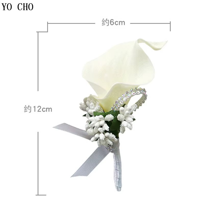 Broche Boutonnière Fleur Calla pour Femme