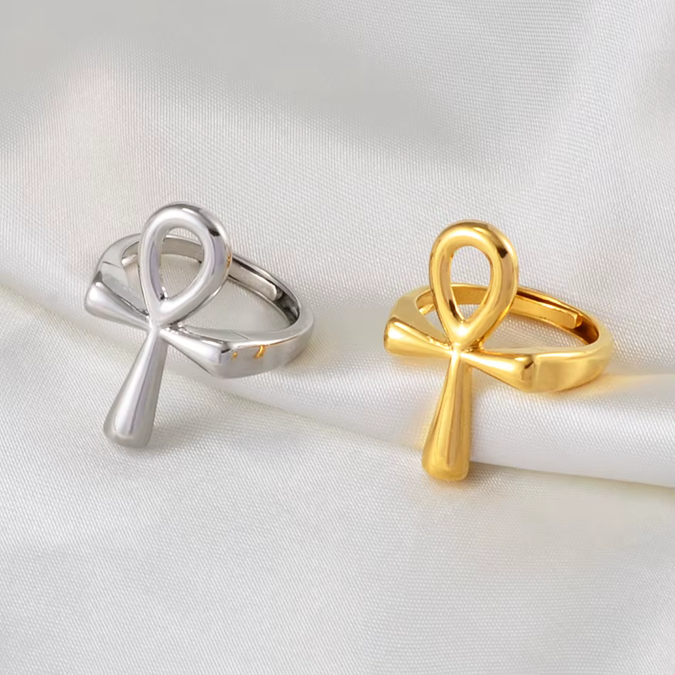Anniyo Ankh Ring pour femme