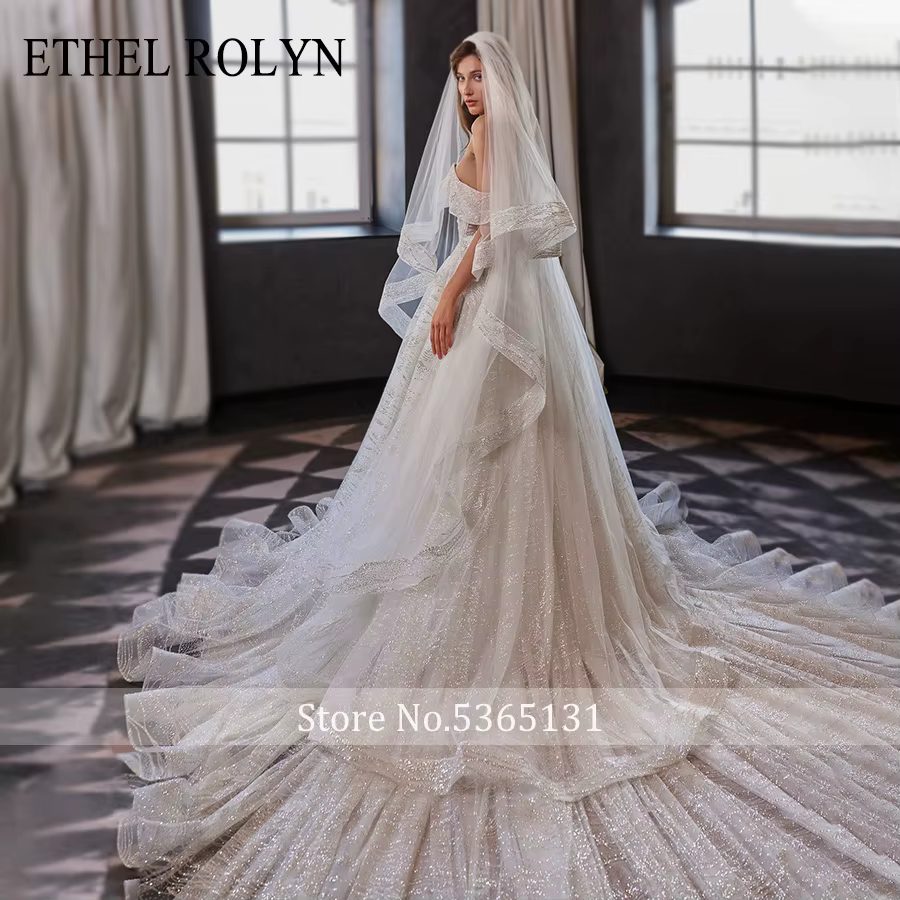 ETHEL ROLYN princesse robe De mariée chérie dos nu perles Appliques robes