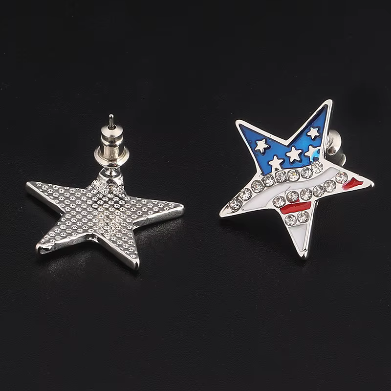 Boucles d'oreilles en forme d'étoile pour femmes