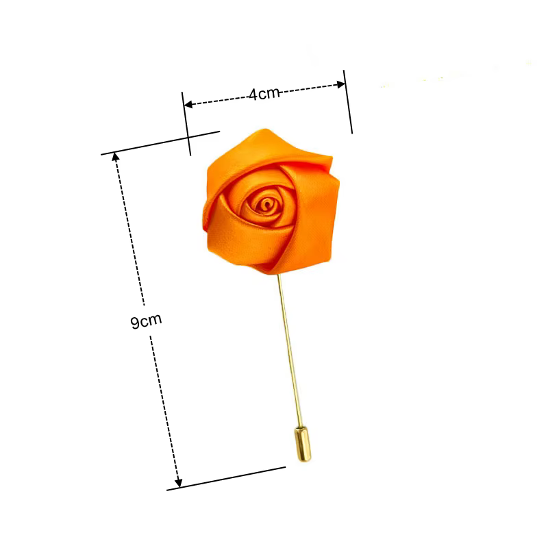 Hommes marié boutonnière broches mariage Corsage femmes broche fleurs Roses soie