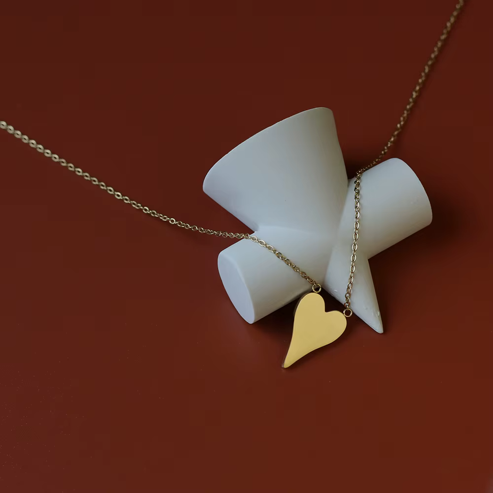 Amaiyllis-Collier Pendentif Coeur Or 18K