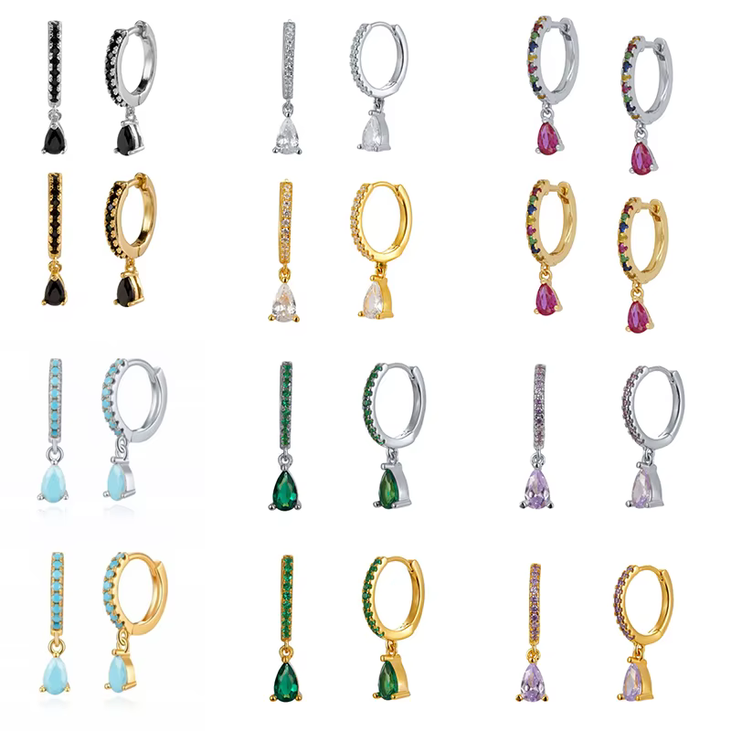 BOAKO cerceaux Piercing 925 boucles d'oreilles en argent Sterling