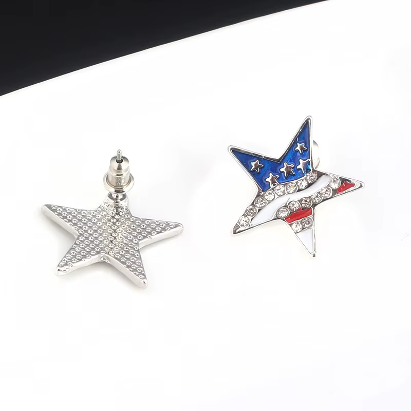 Boucles d'oreilles en forme d'étoile pour femmes