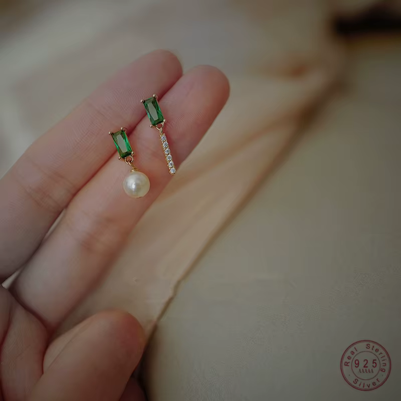 Boucles d'oreilles françaises en argent Sterling 925 pour femmes