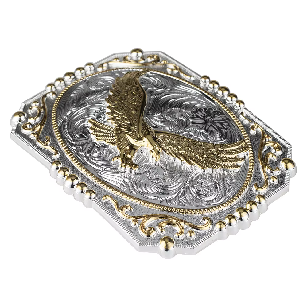 Cowboy à grande boucle de ceinture Golden Eagle
