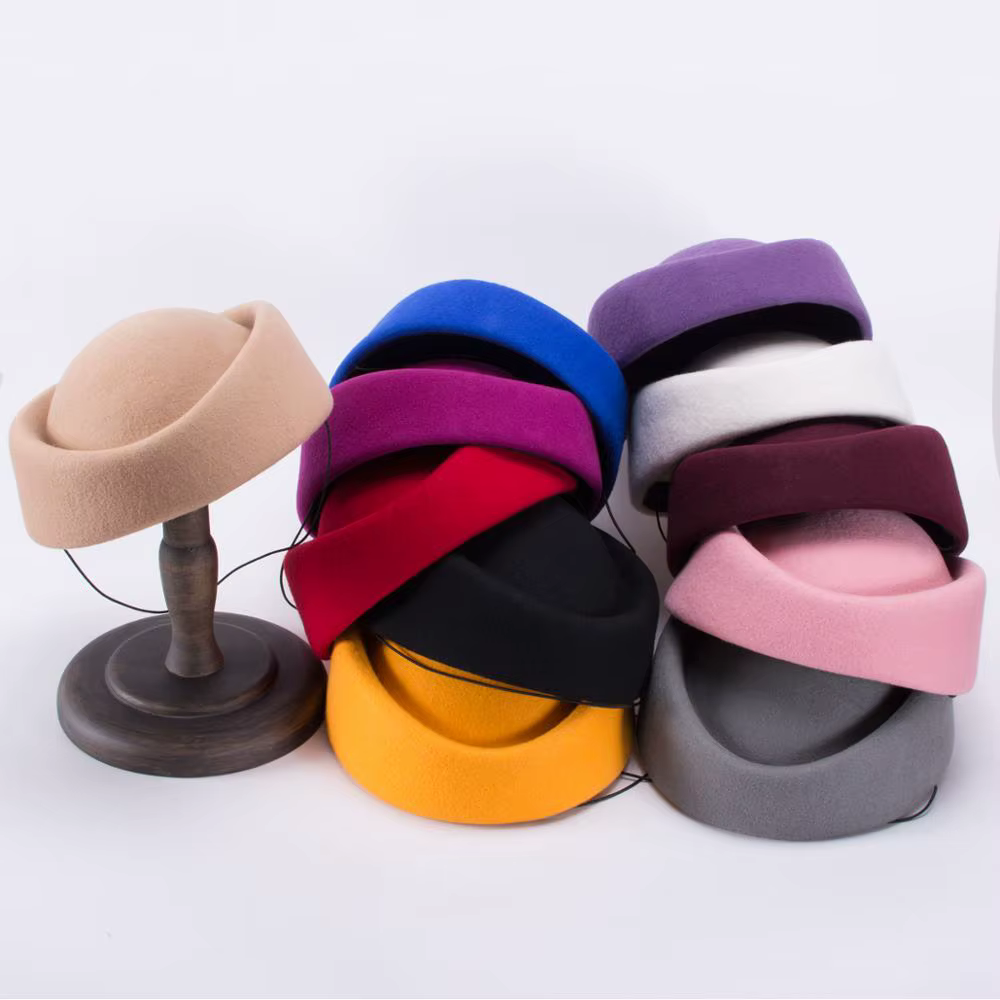 Béret en feutre de laine pour femme