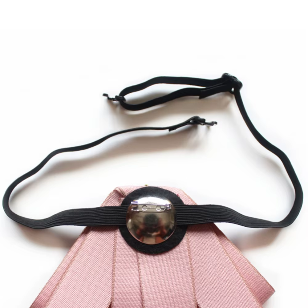 Broche à pampilles en ruban de perles diamantées pour filles