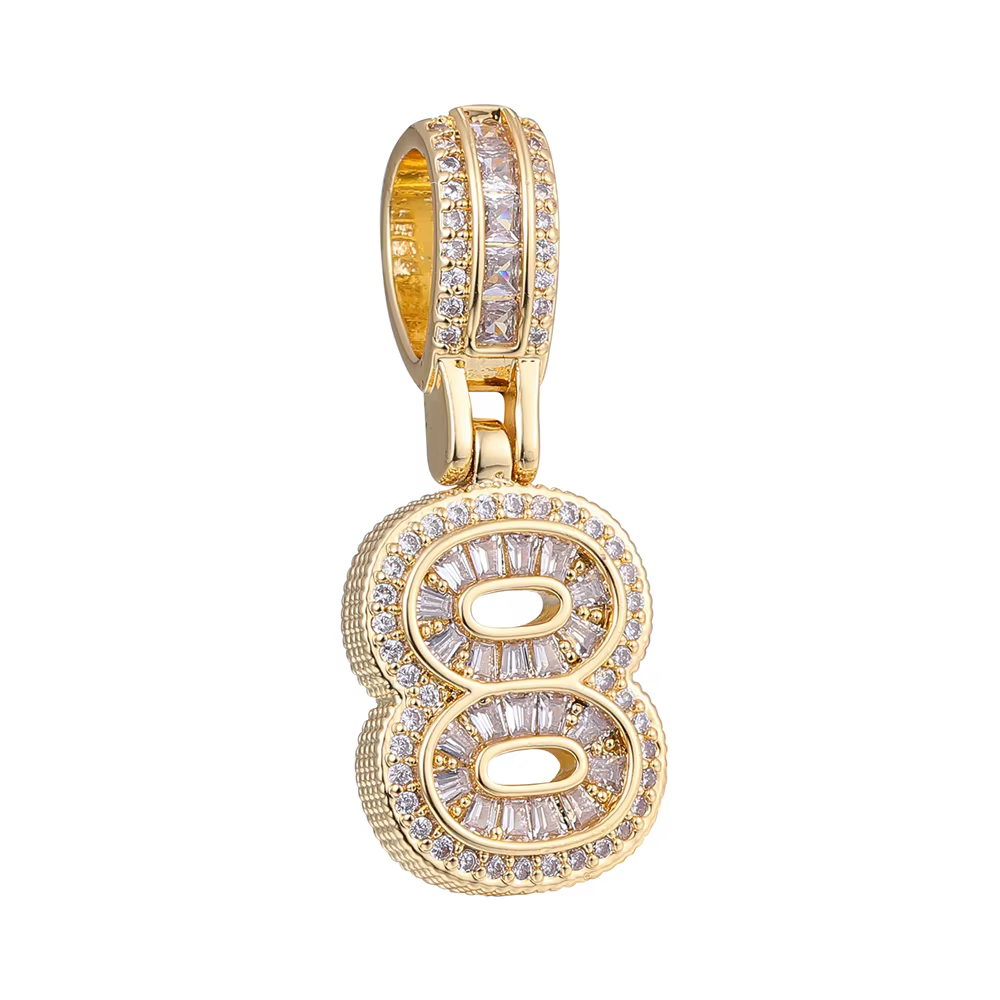 Juya-Crochets plaqués or véritable 18 carats avec grand trou