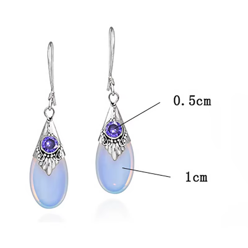 JoiasHome-Boucles d'Oreilles en Argent Sterling 100% 925 group pour Femme