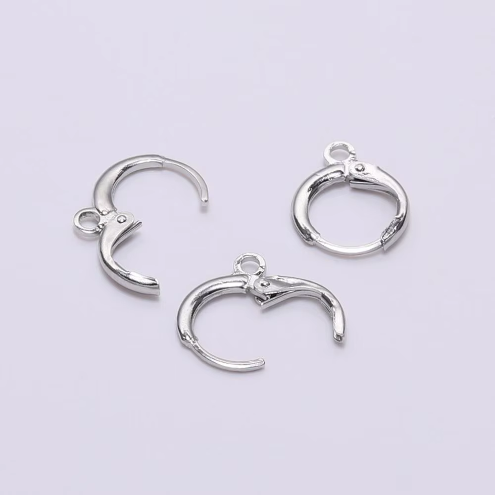20 pièces/lot 14x12mm or France levier boucle d'oreille crochets paramètres de fil boucles d'oreilles de Base cerceaux pour la fabrication de bijoux trouver des fournitures