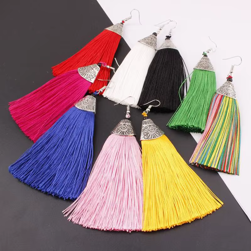 Juya – capuchons de perles couleur argent antique