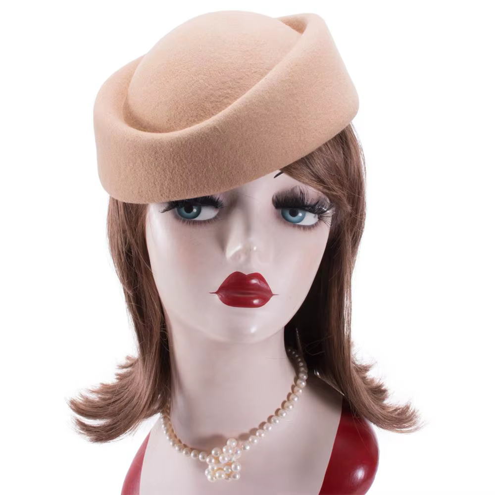 Béret en feutre de laine pour femme