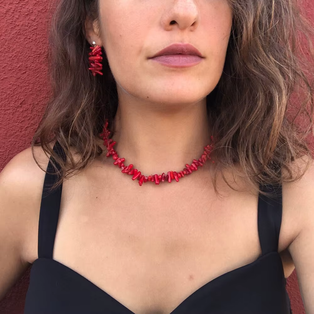 Yumfeel nouvelle mode bohème bijoux pierre naturelle Sautoirs puces Lapis Rose Quartz améthyste cristal colliers femmes
