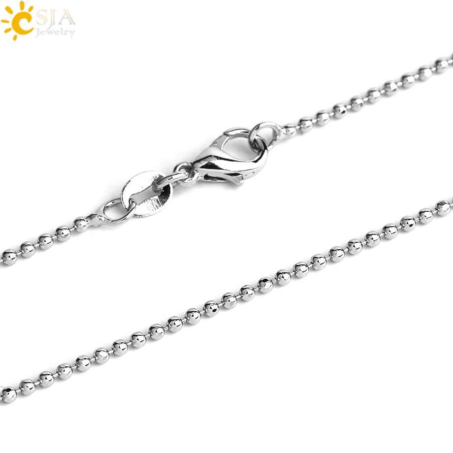 CSJA pendentif pierre naturelle coeur
