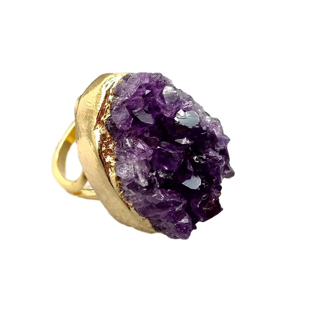 Bague plaquée or réglable, Natural Alanding Yst Lomzy Freedom