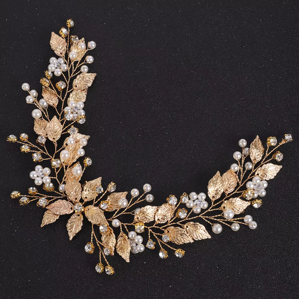 Bandeau de mariée en strass