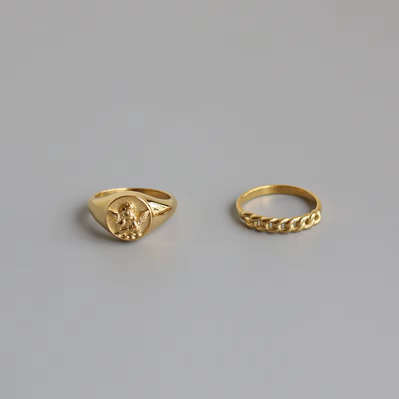 Amaiyllis – petites ailes d'ange en or 18k