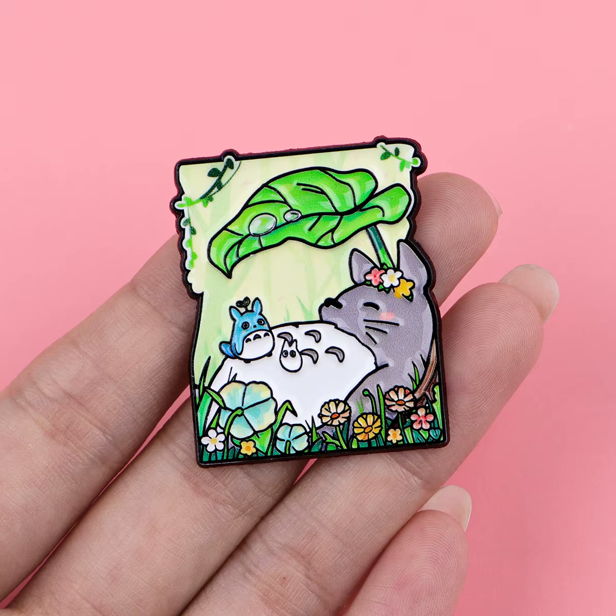 Broches de couchage en émail elfe gris pour femmes