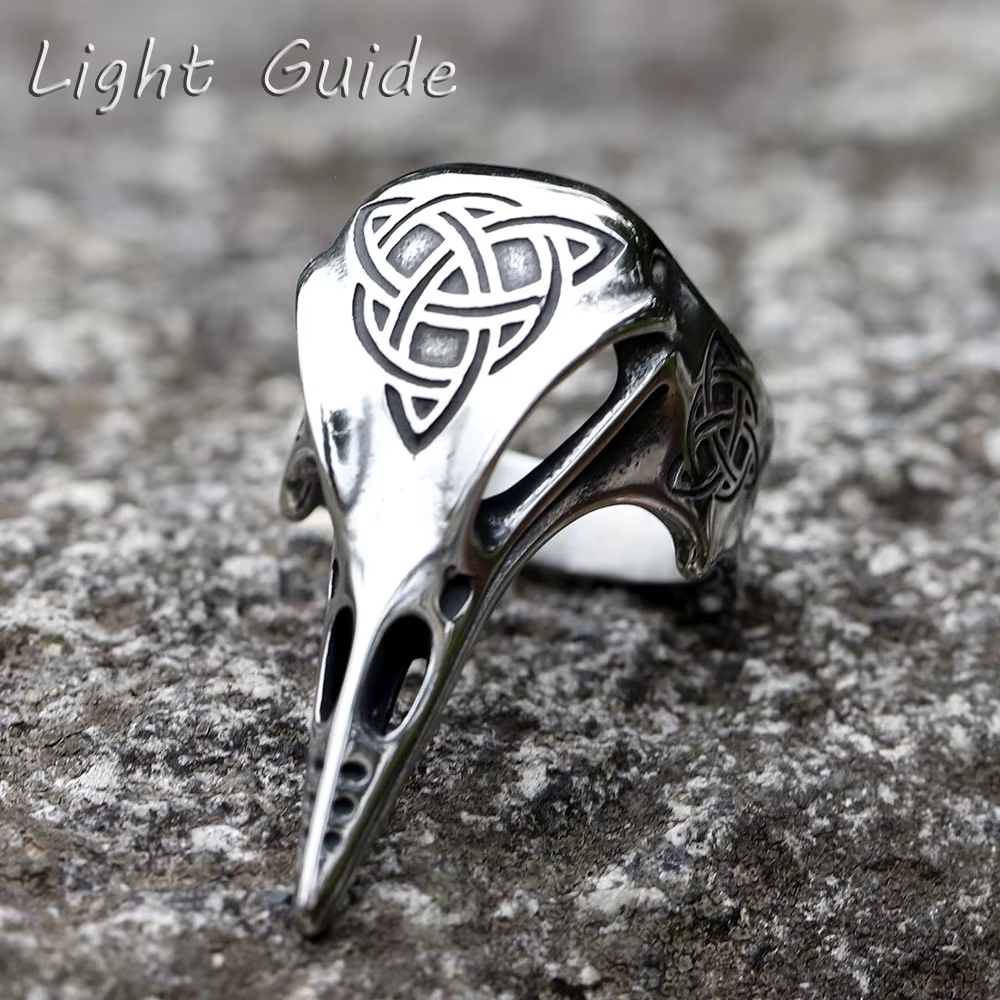 Bague Totem Noeud Celtique Vintage pour Homme