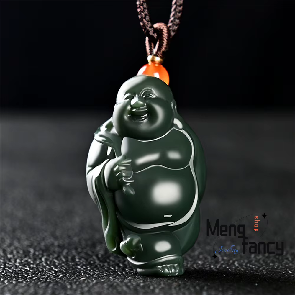 Jade vert Hetian naturel