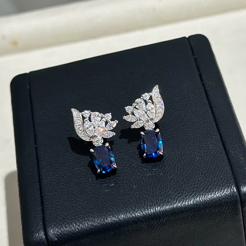 Boucles d'oreilles en argent sterling 925 pur