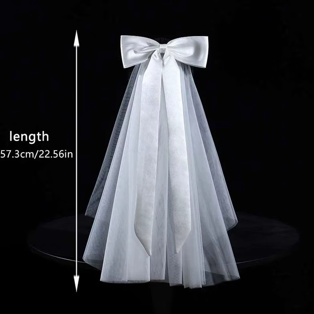 Beau châle Long en Satin avec nœud
