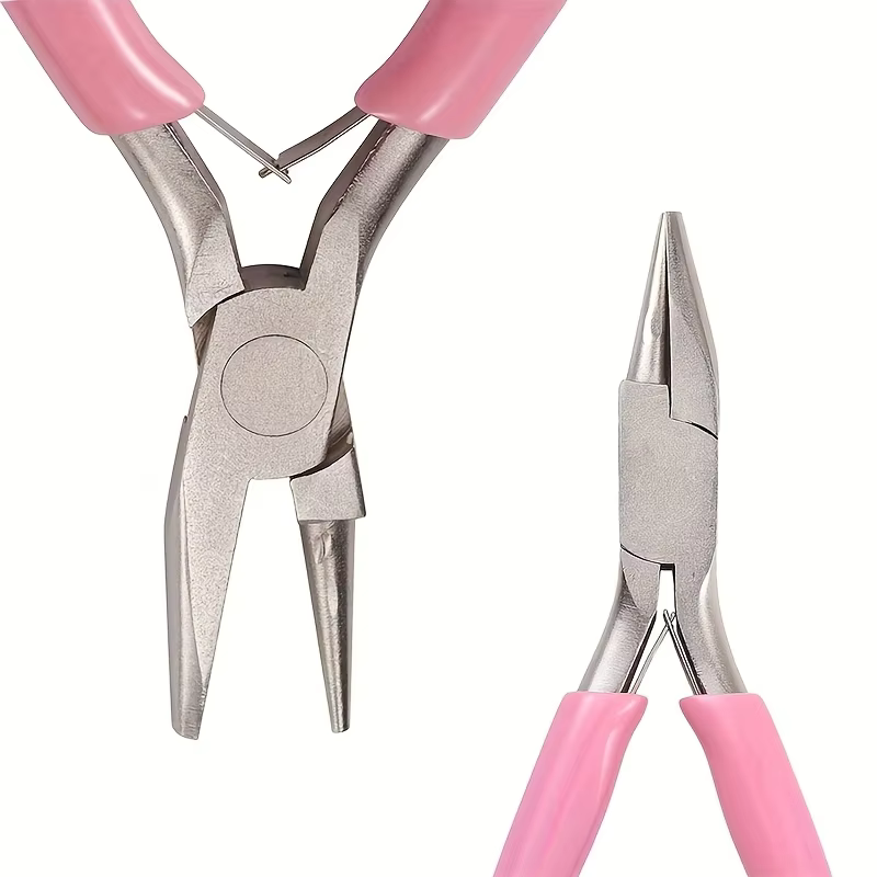 3 pinces à bijoux roses associées