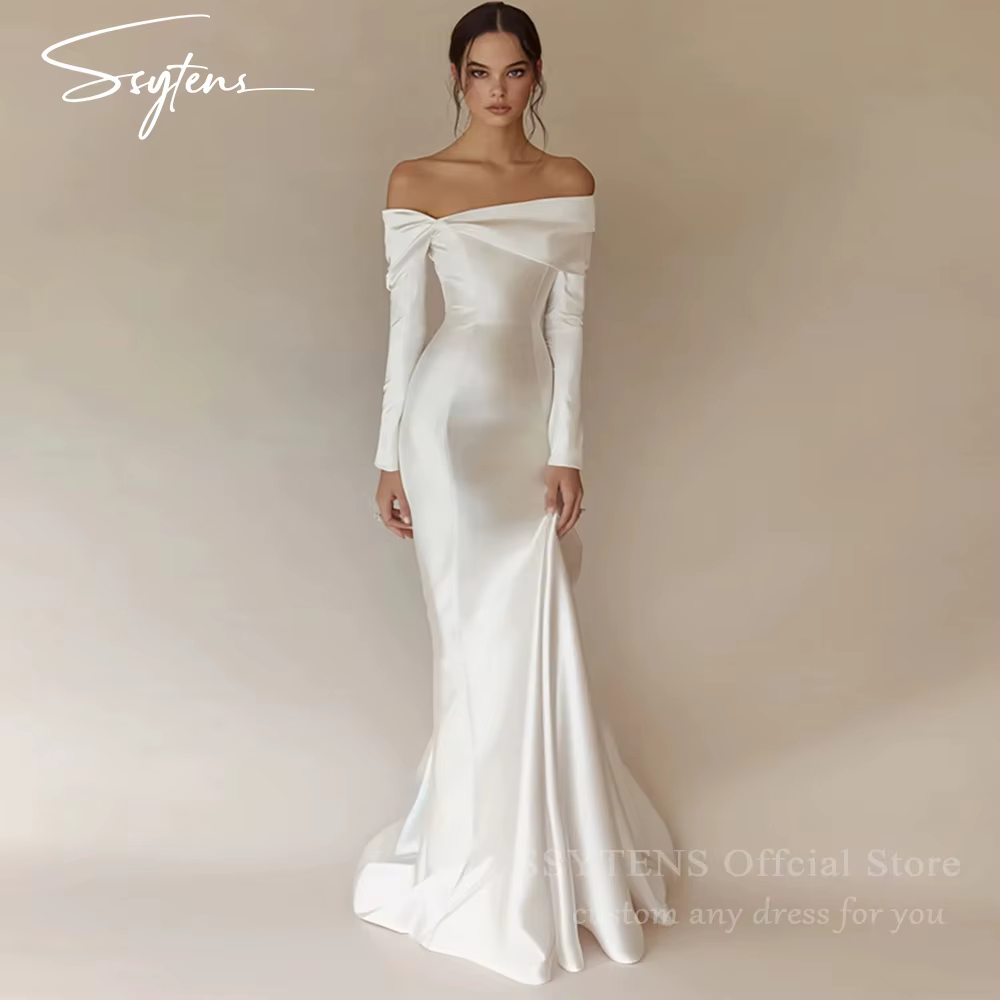 SSYTENS robes de mariée en Satin modernes