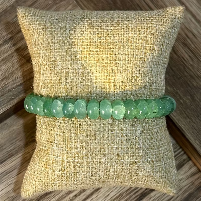 Bracelet anti-anxiété élégant en agate rose pour la relaxation