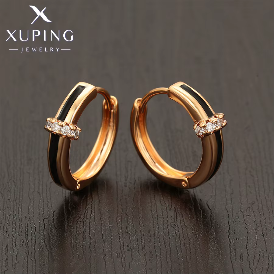 Boucles d'oreilles créoles simples Xuping Jewelry