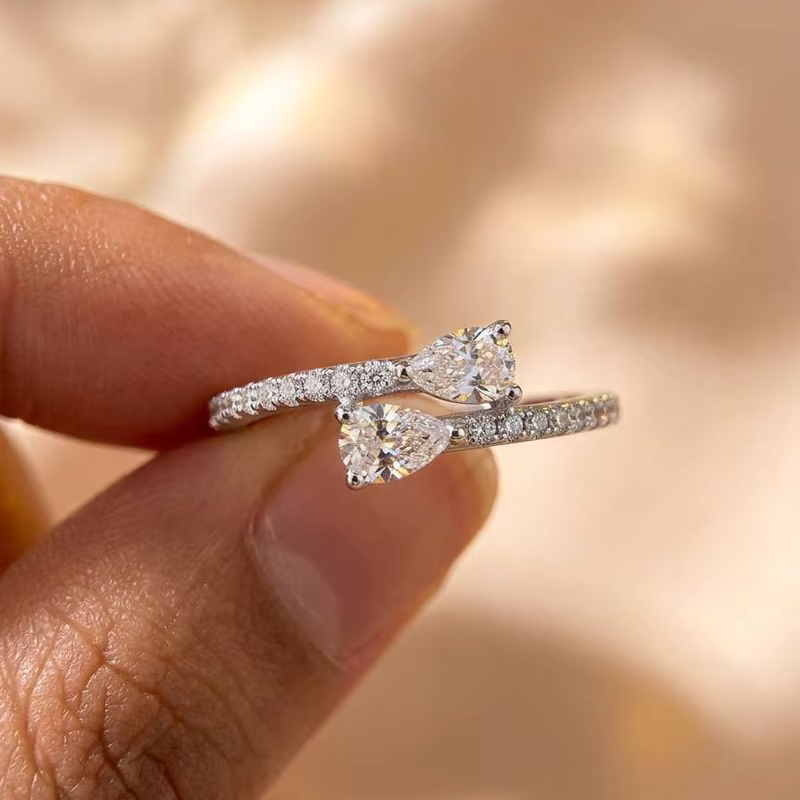 Bague exquise en argent Sterling 925 pour femmes